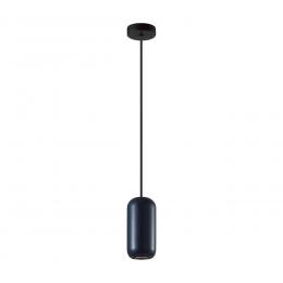 Odeon light 5060/1C PENDANT ODL24 313 темн.синий/черный/металл Подвес GU10 LED 4W COCOON  купить